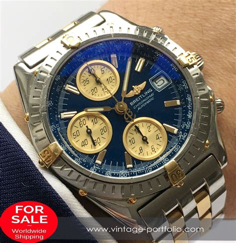 men's breitling gold chrono|breitling chronomat gold steel.